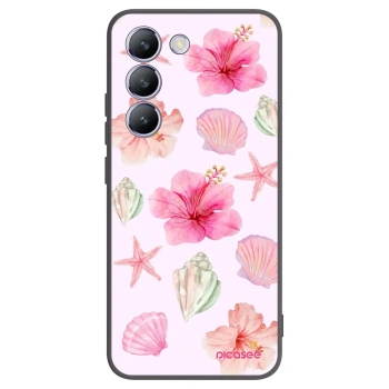 Picasee husă neagră din silicon pentru Vivo V40 SE 5G - Blush Lagoon