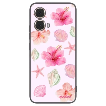 Picasee husă neagră din silicon pentru Motorola Moto G85 - Blush Lagoon