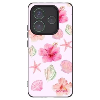 Picasee husă neagră din silicon pentru Xiaomi Redmi Note 14 5G - Blush Lagoon