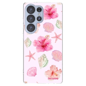 Picasee husă transparentă din silicon pentru Samsung Galaxy S25 Ultra 5G - Blush Lagoon