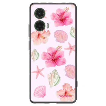 Picasee husă neagră din silicon pentru Motorola Moto G35 5G - Blush Lagoon
