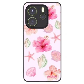 Picasee husă neagră din silicon pentru Xiaomi Redmi Note 14 4G - Blush Lagoon