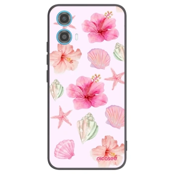 Picasee husă neagră din silicon pentru Motorola Moto G34 5G - Blush Lagoon