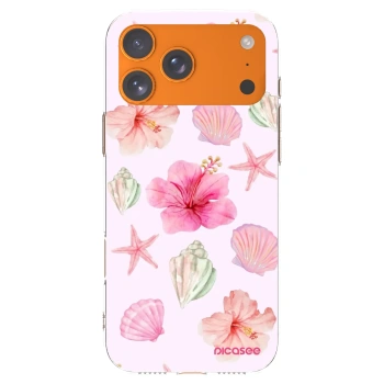 Picasee husă transparentă din silicon pentru Apple iPhone 17 Pro Max - Blush Lagoon