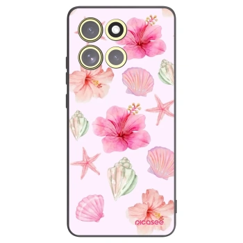 Picasee husă neagră din silicon pentru Motorola Moto G86 5G - Blush Lagoon