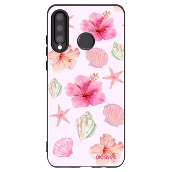 Picasee husă neagră din silicon pentru Huawei P30 Lite - Blush Lagoon