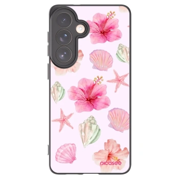 Picasee husă neagră din silicon pentru Samsung Galaxy S26+ - Blush Lagoon