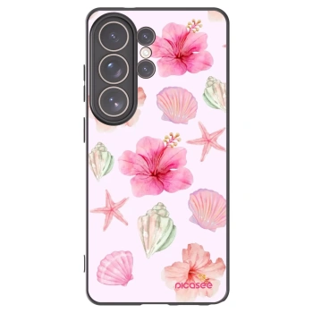 Picasee husă neagră din silicon pentru Samsung Galaxy S26 Ultra - Blush Lagoon