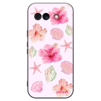 Picasee husă neagră din silicon pentru Google Pixel 10a - Blush Lagoon