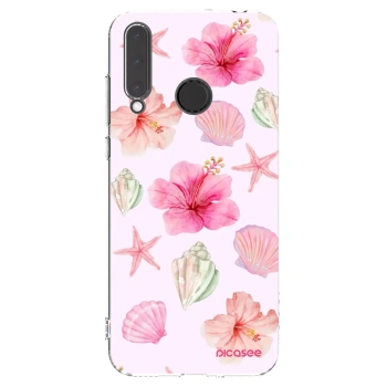 Picasee husă transparentă din silicon pentru Honor 20 Lite - Blush Lagoon