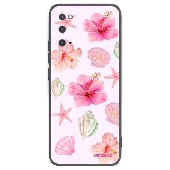 Picasee husă neagră din silicon pentru Samsung Galaxy S20 G980F - Blush Lagoon