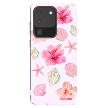 Picasee husă transparentă din silicon pentru Samsung Galaxy S20 Ultra 5G G988F - Blush Lagoon