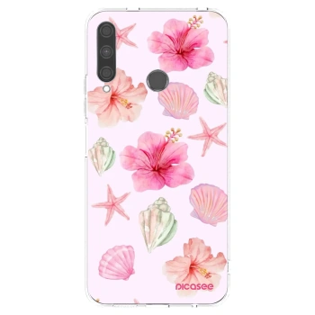 Picasee husă transparentă din silicon pentru Huawei P40 Lite E - Blush Lagoon