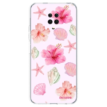 Picasee husă transparentă din silicon pentru Xiaomi Redmi Note 9S - Blush Lagoon