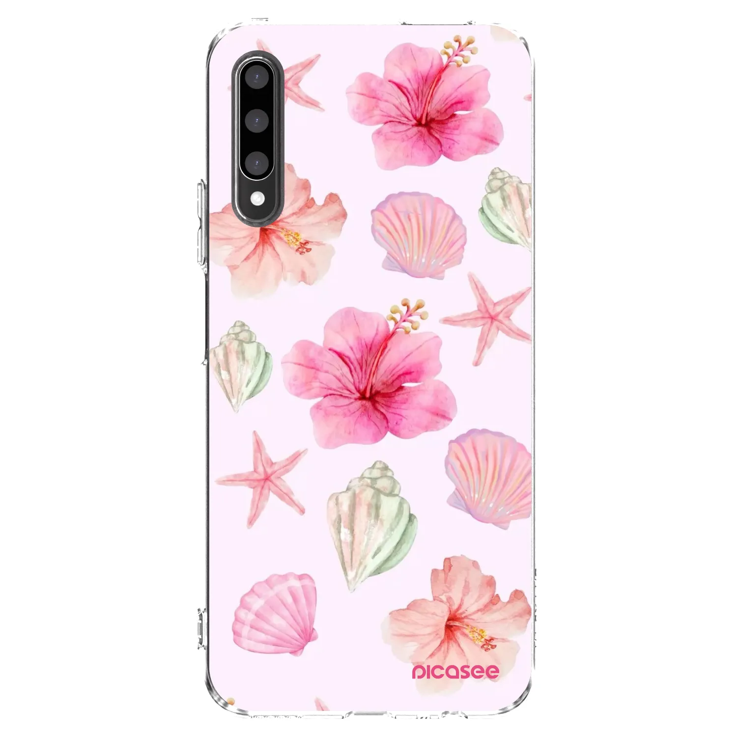 Picasee husă transparentă din silicon pentru Honor 9X Pro - Blush Lagoon