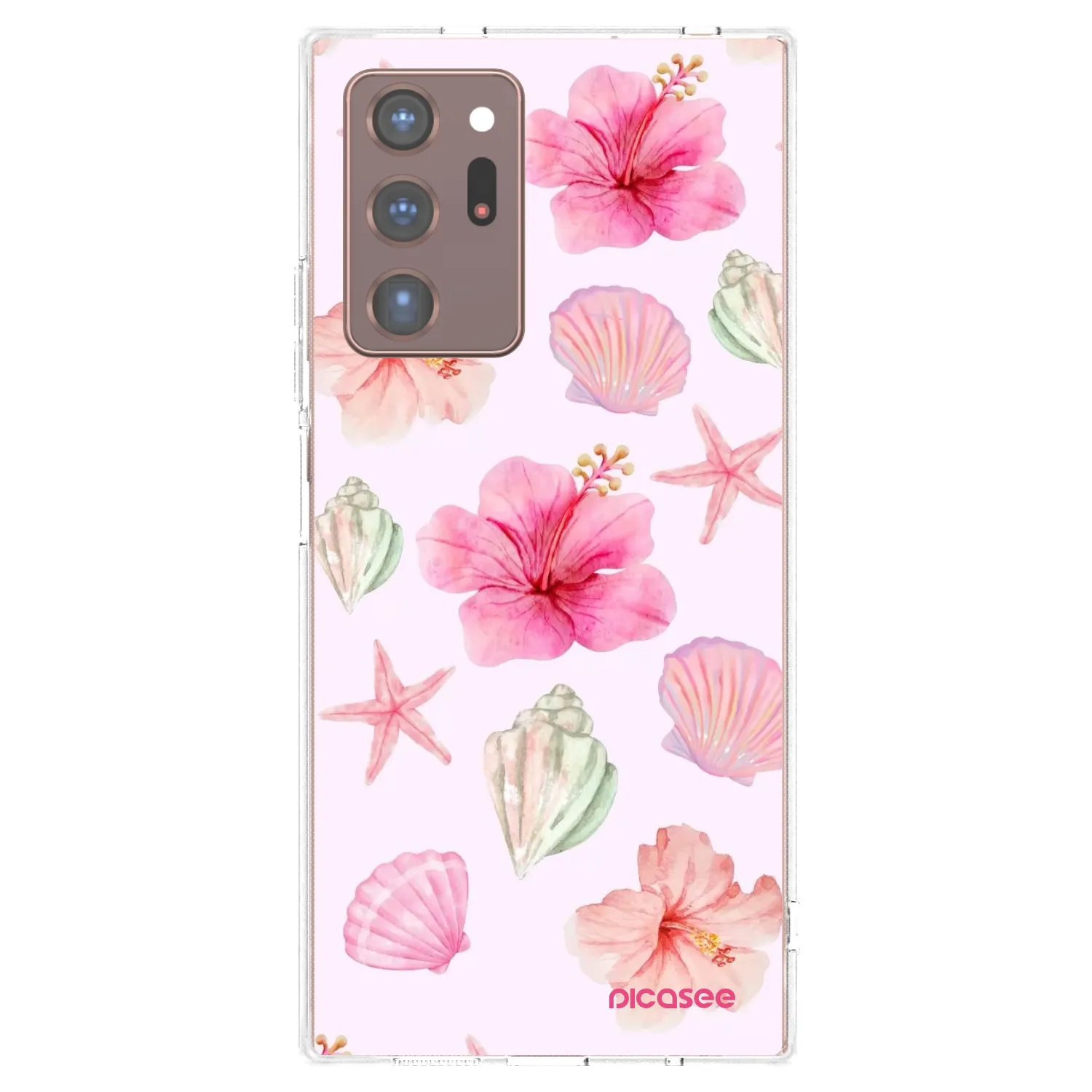 Picasee husă transparentă din silicon pentru Samsung Galaxy Note 20 Ultra - Blush Lagoon
