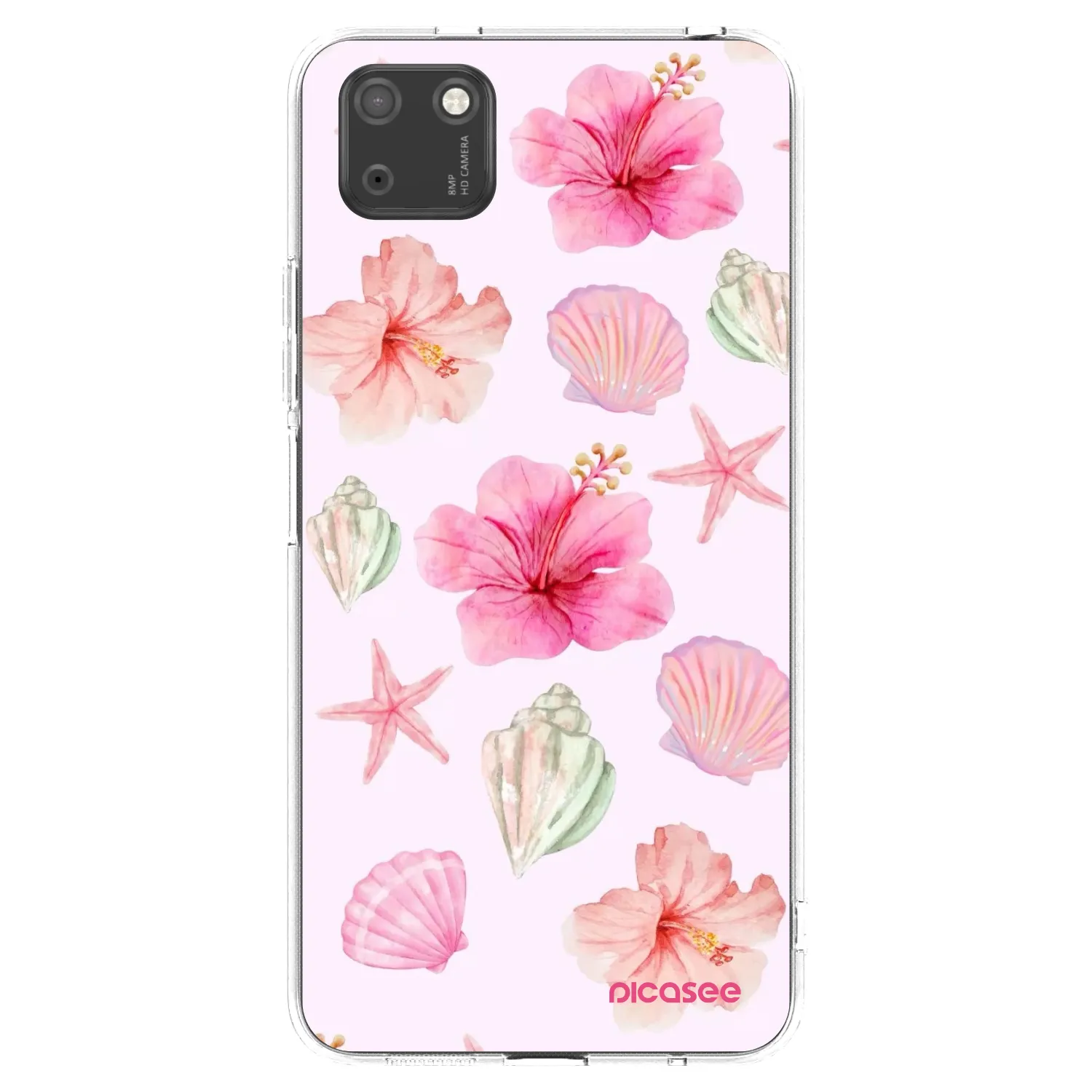 Picasee husă transparentă din silicon pentru Huawei Y5P - Blush Lagoon