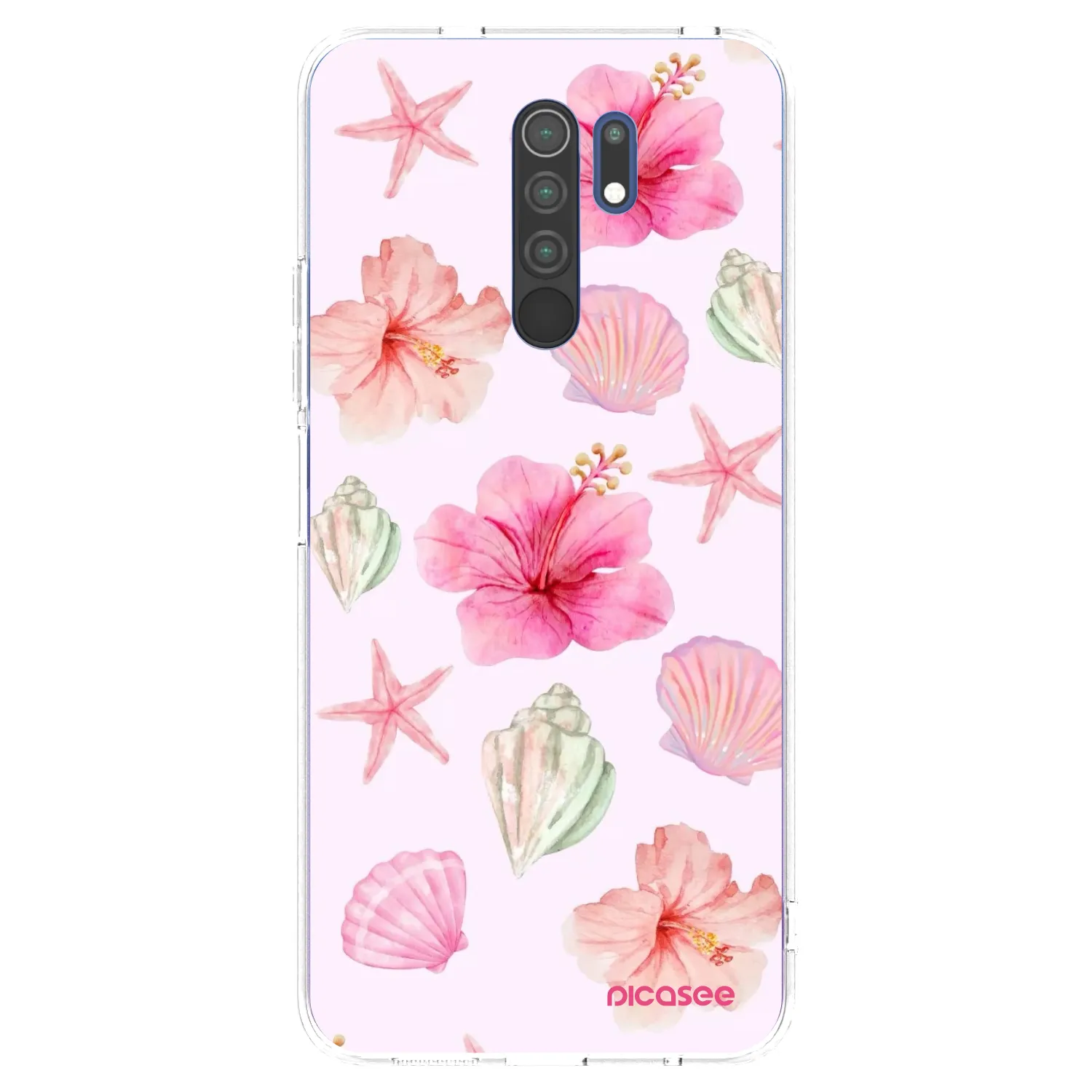 Picasee husă transparentă din silicon pentru Xiaomi Redmi 9 - Blush Lagoon