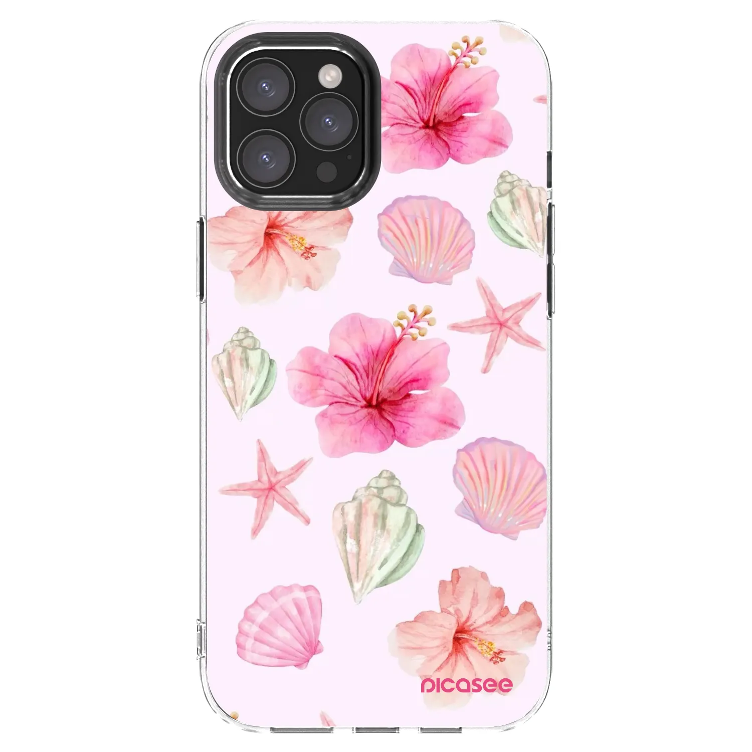 Picasee husă transparentă din silicon pentru Apple iPhone 12 Pro Max - Blush Lagoon