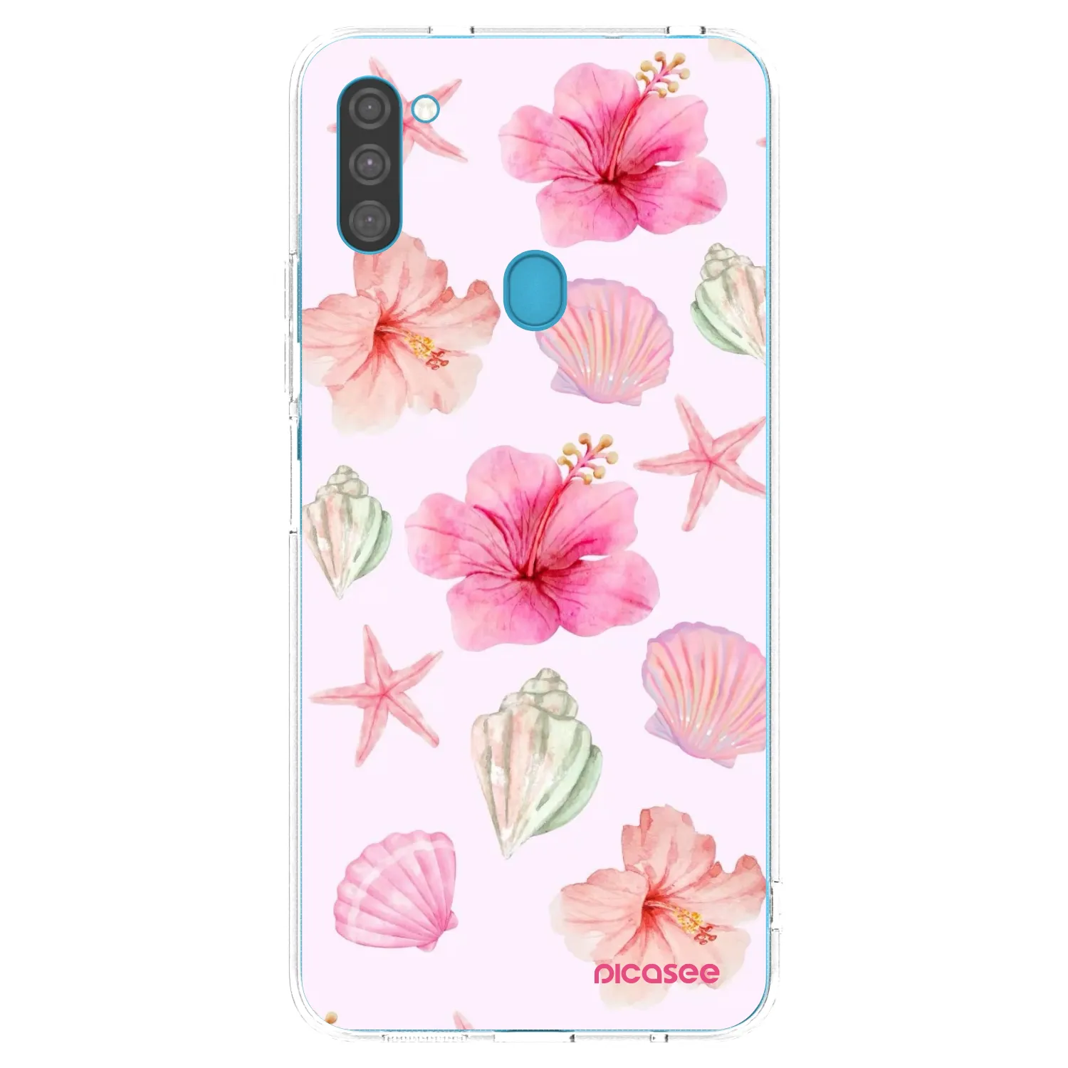 Picasee husă transparentă din silicon pentru Samsung Galaxy M11 - Blush Lagoon