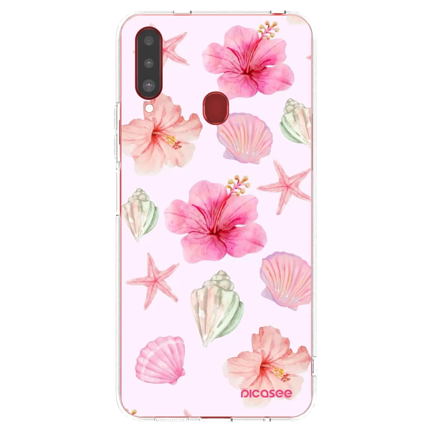 Picasee husă transparentă din silicon pentru Samsung Galaxy A20s - Blush Lagoon
