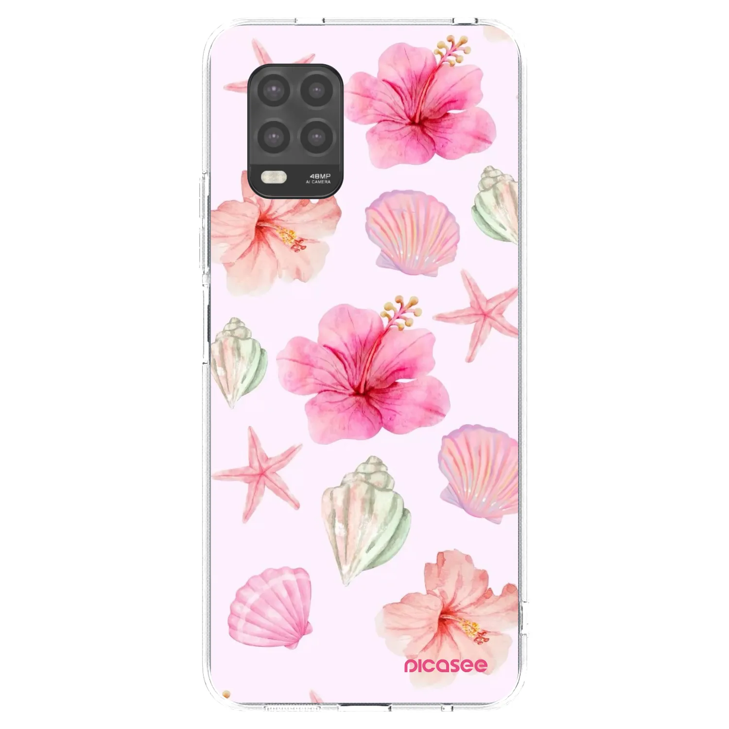 Picasee husă transparentă din silicon pentru Xiaomi Mi 10 Lite - Blush Lagoon