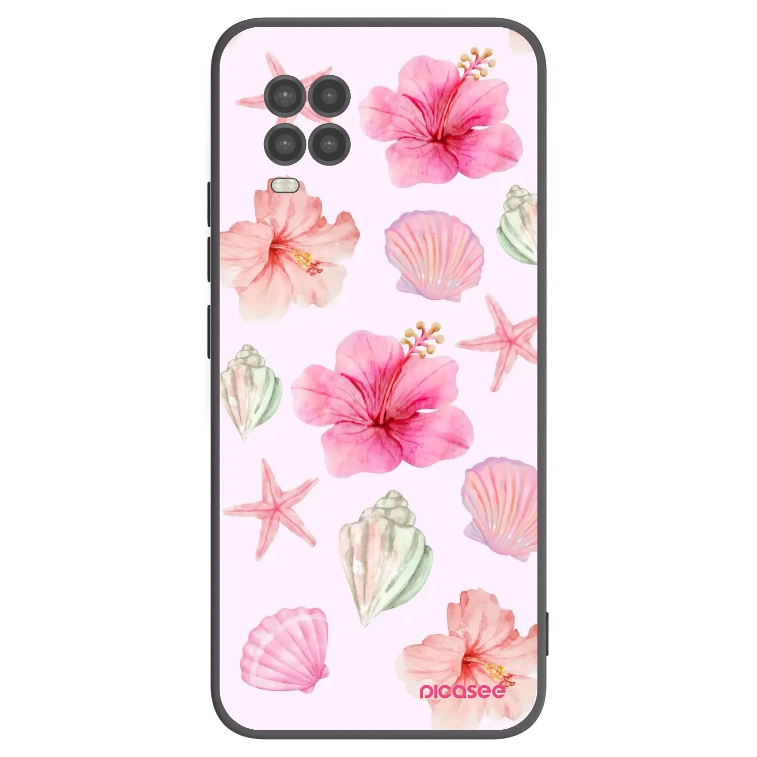 Picasee husă neagră din silicon pentru Xiaomi Mi 10 Lite - Blush Lagoon