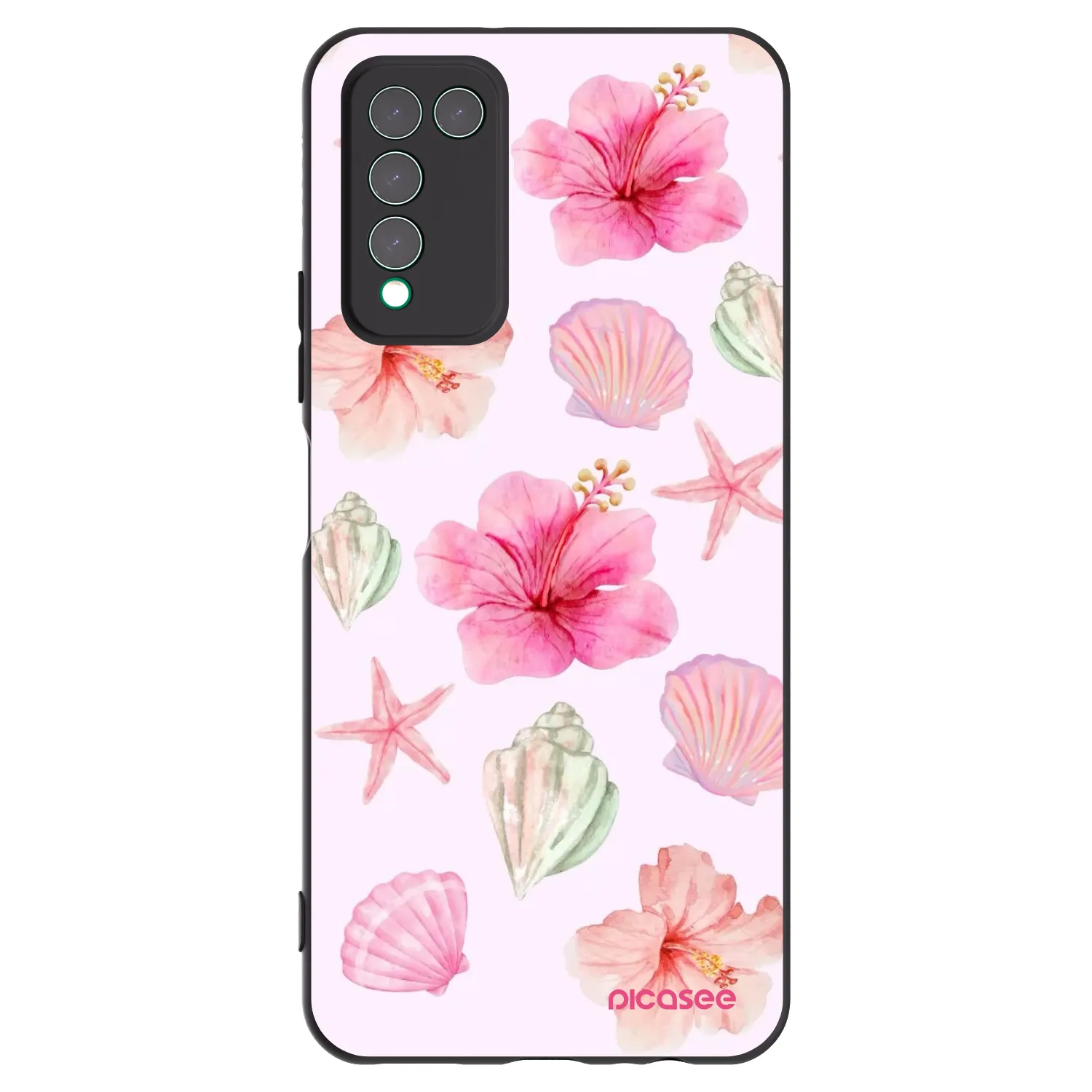 Picasee husă neagră din silicon pentru Honor 10X Lite - Blush Lagoon