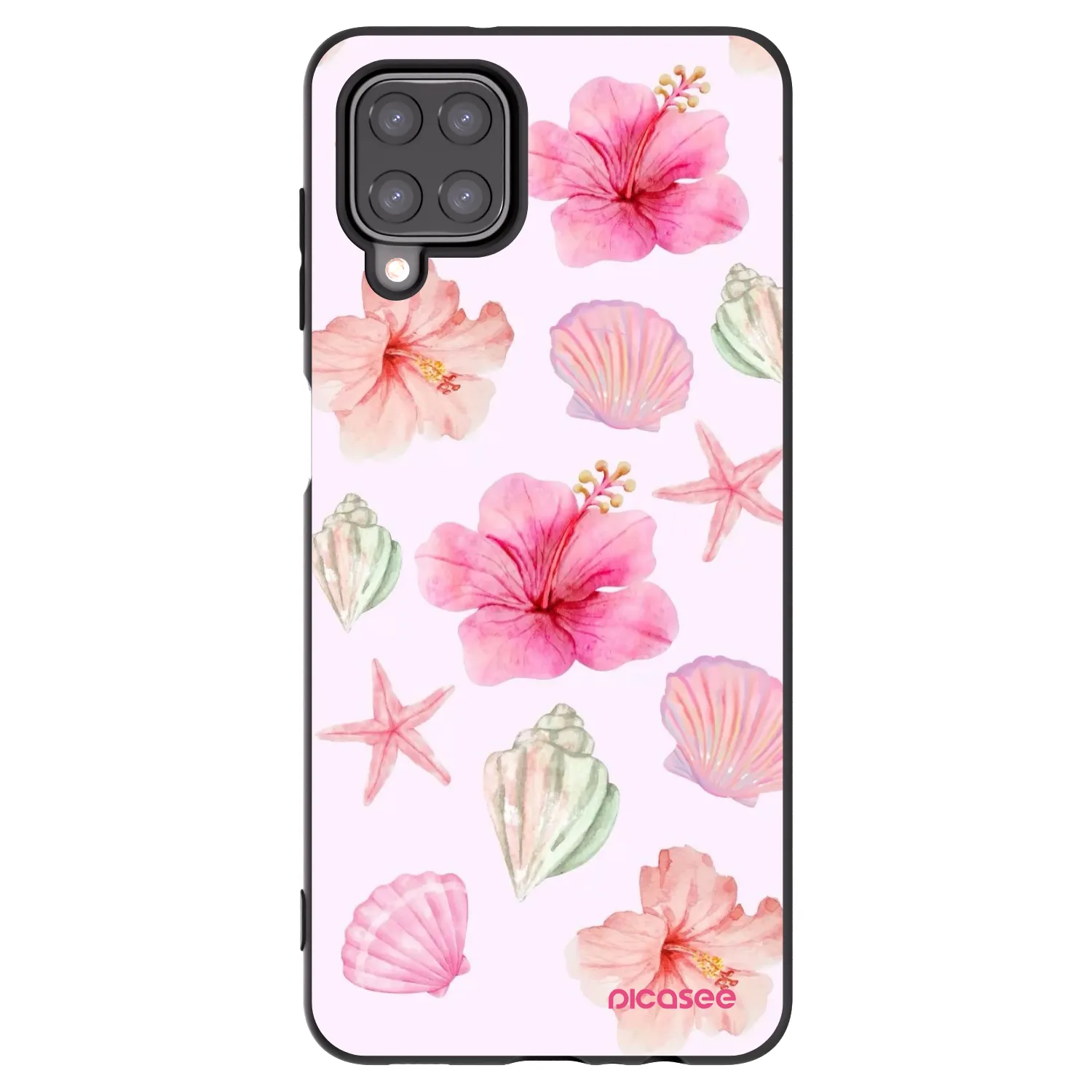 Picasee husă neagră din silicon pentru Samsung Galaxy A12 A125F - Blush Lagoon