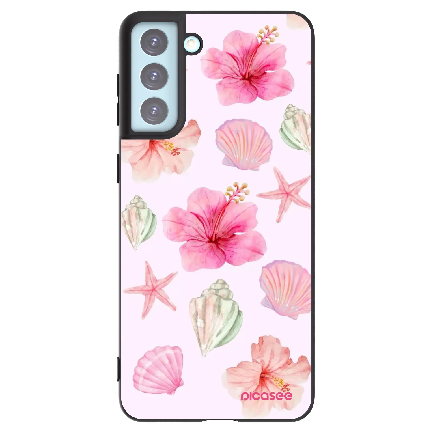 Picasee husă neagră din silicon pentru Samsung Galaxy S21+ 5G G996F - Blush Lagoon
