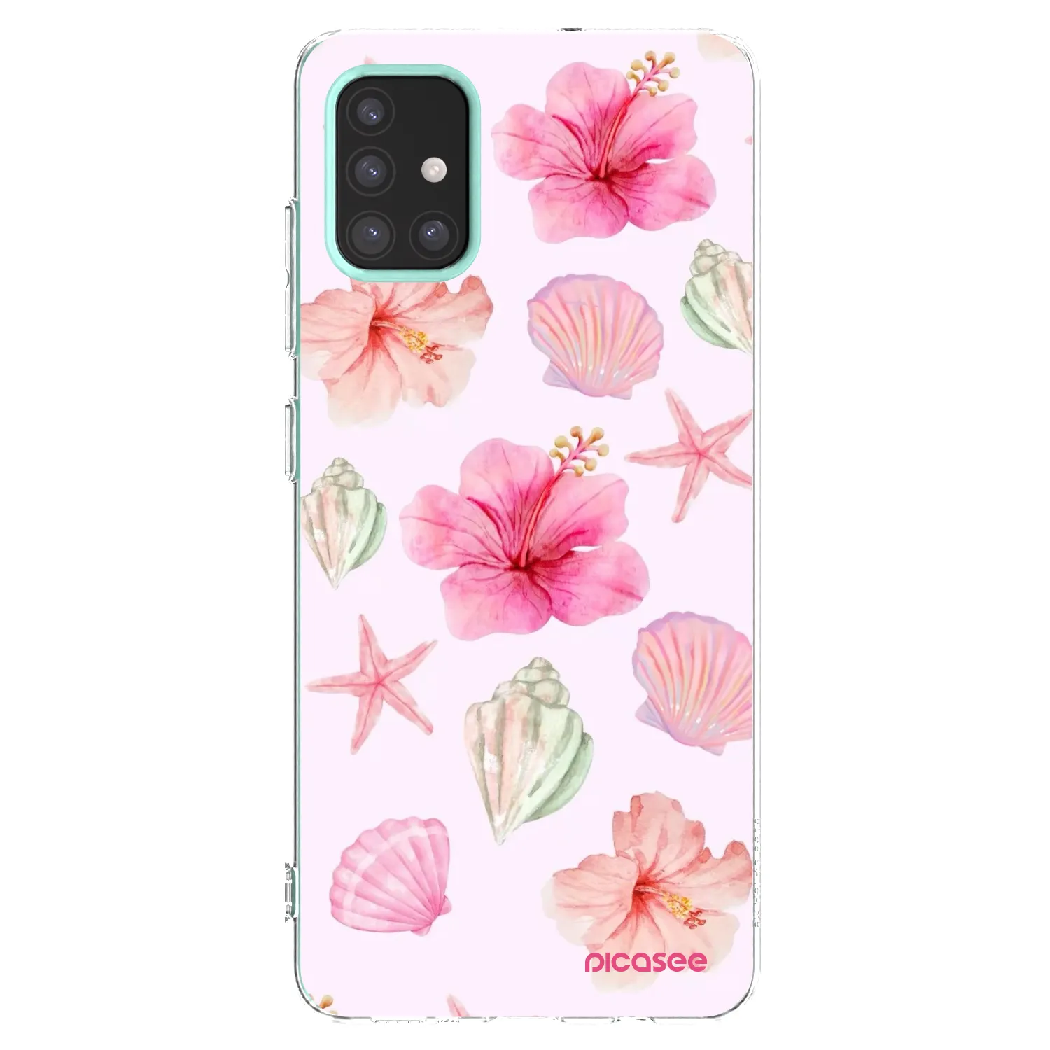 Picasee husă transparentă din silicon pentru Samsung Galaxy M31s - Blush Lagoon