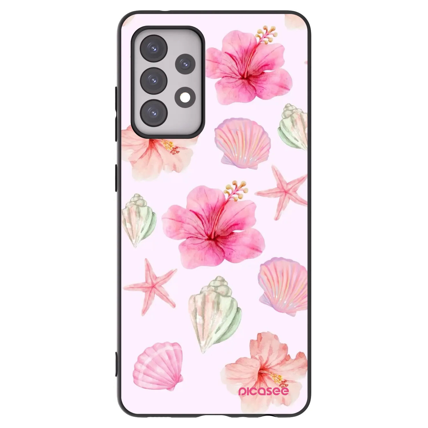Picasee husă neagră din silicon pentru Samsung Galaxy A52 5G A525F - Blush Lagoon