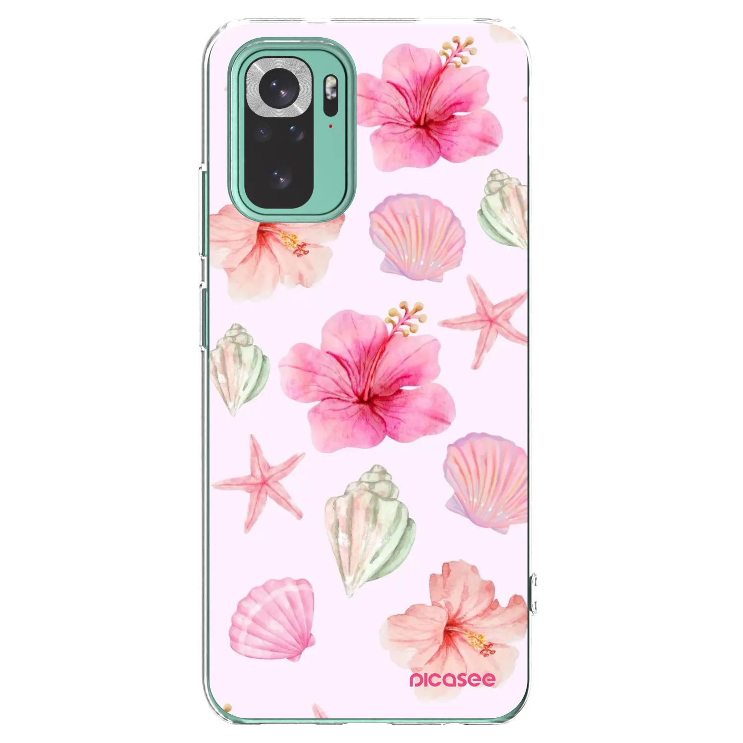Picasee husă transparentă din silicon pentru Xiaomi Redmi Note 10 Pro - Blush Lagoon