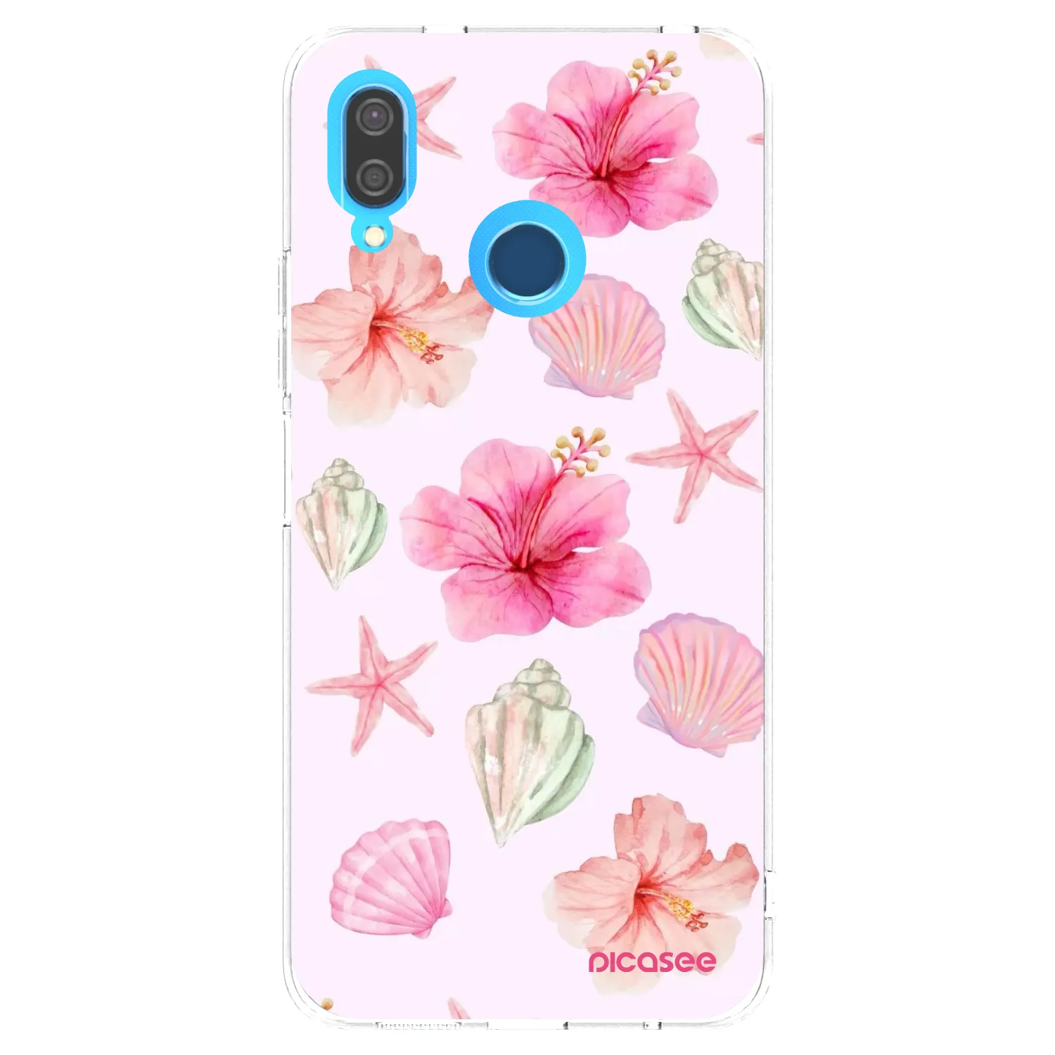 Picasee husă transparentă din silicon pentru Huawei P20 Lite - Blush Lagoon