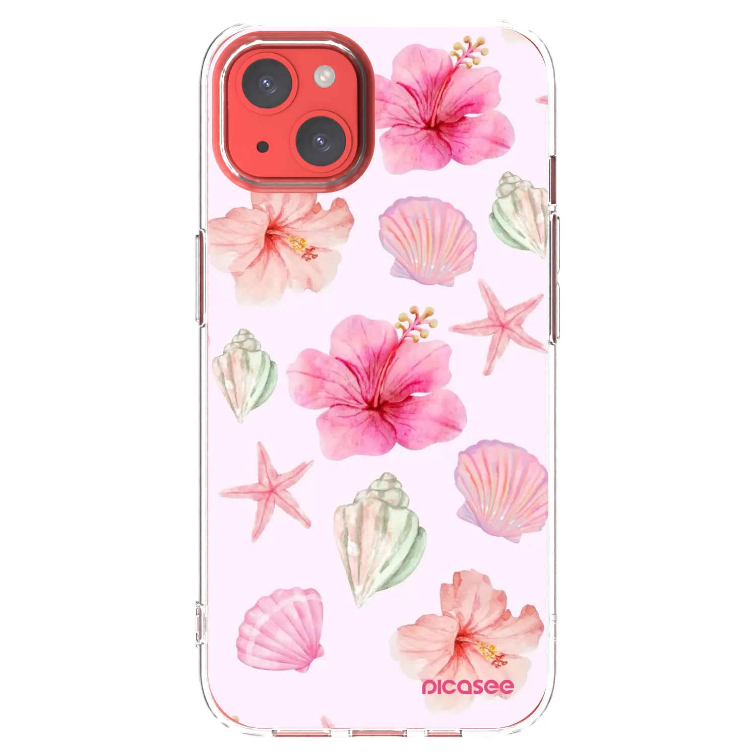Picasee husă transparentă din silicon pentru Apple iPhone 13 - Blush Lagoon