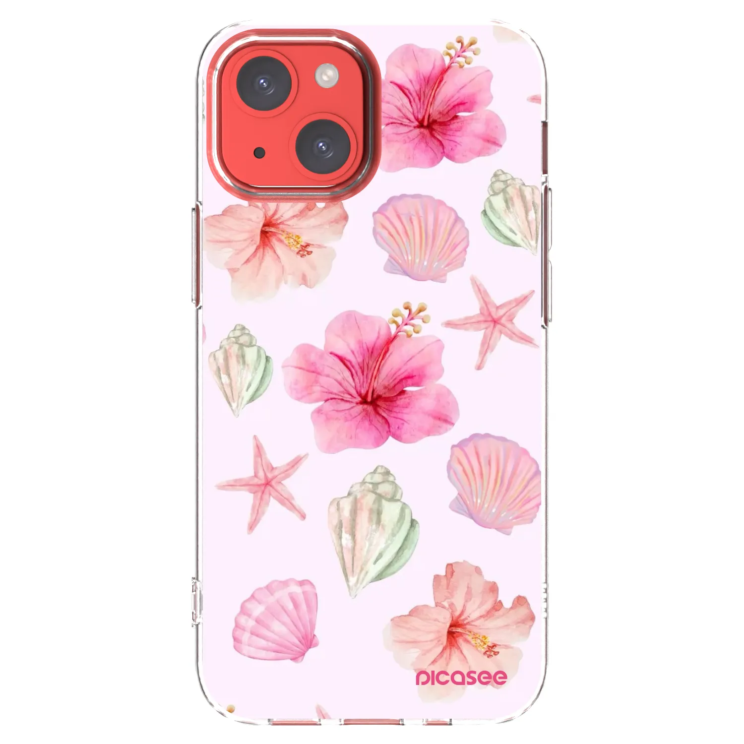 Picasee husă transparentă din silicon pentru Apple iPhone 13 mini - Blush Lagoon