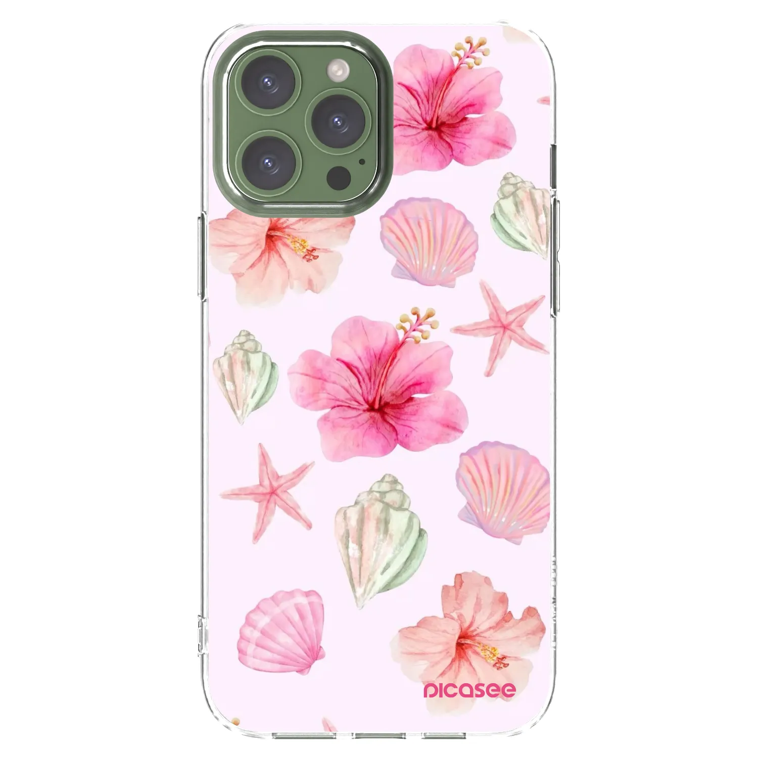 Picasee husă transparentă din silicon pentru Apple iPhone 13 Pro Max - Blush Lagoon