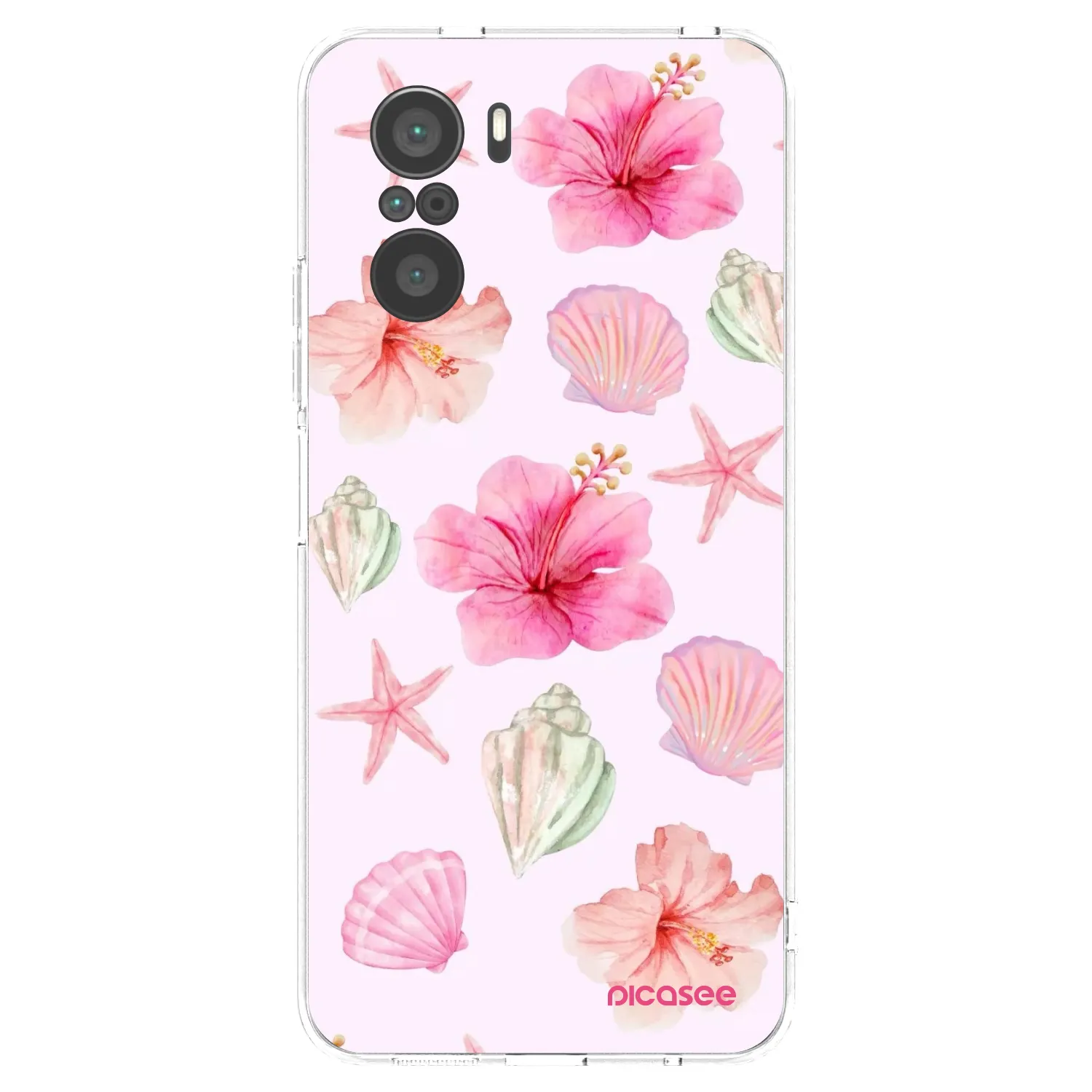 Picasee husă transparentă din silicon pentru Xiaomi Poco F3 - Blush Lagoon