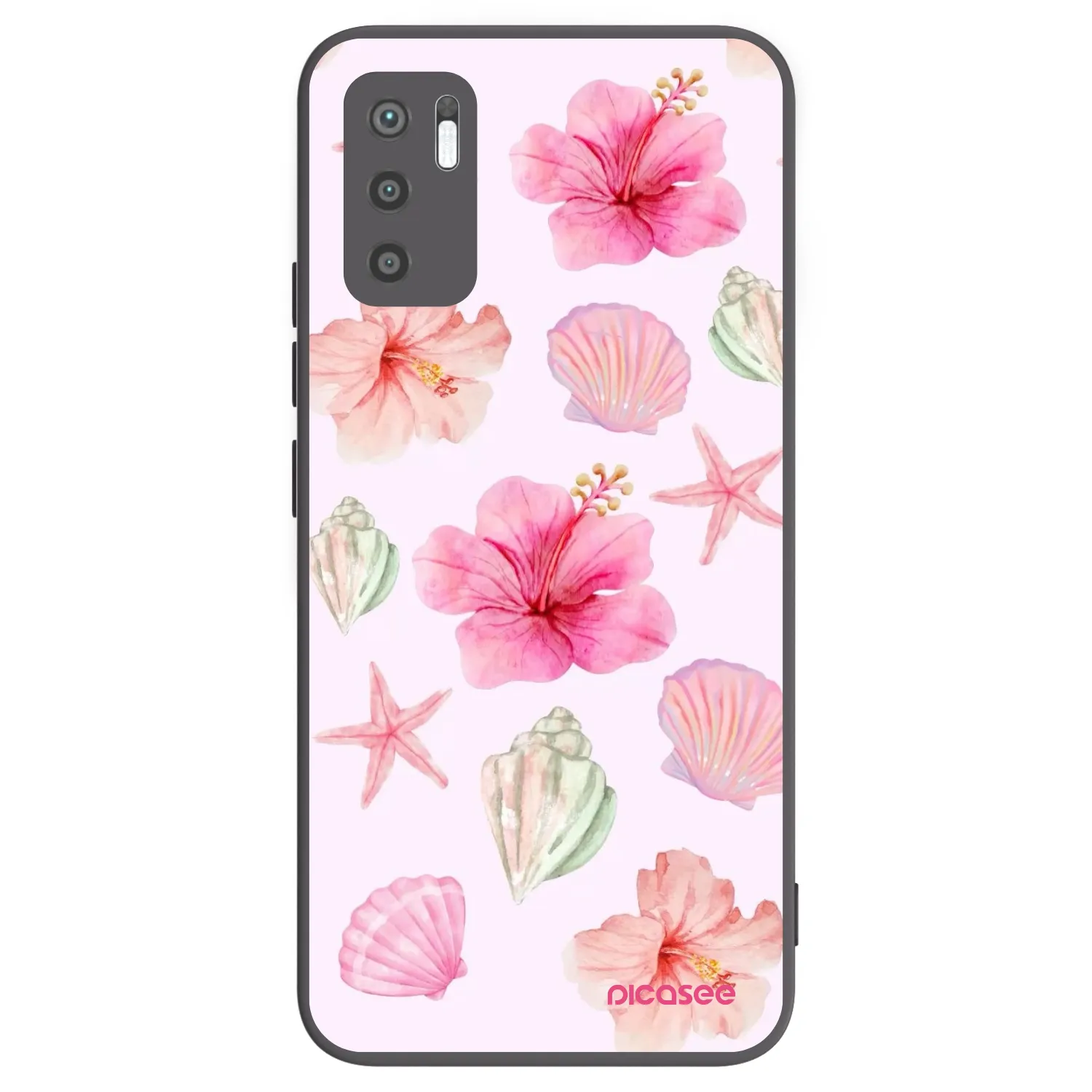 Picasee husă neagră din silicon pentru Xiaomi Redmi Note 10 5G - Blush Lagoon