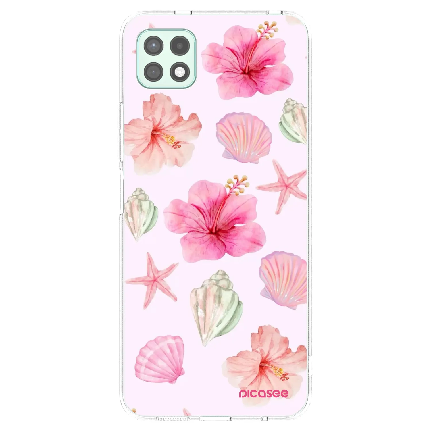 Picasee husă transparentă din silicon pentru Samsung Galaxy A22 A226B 5G - Blush Lagoon