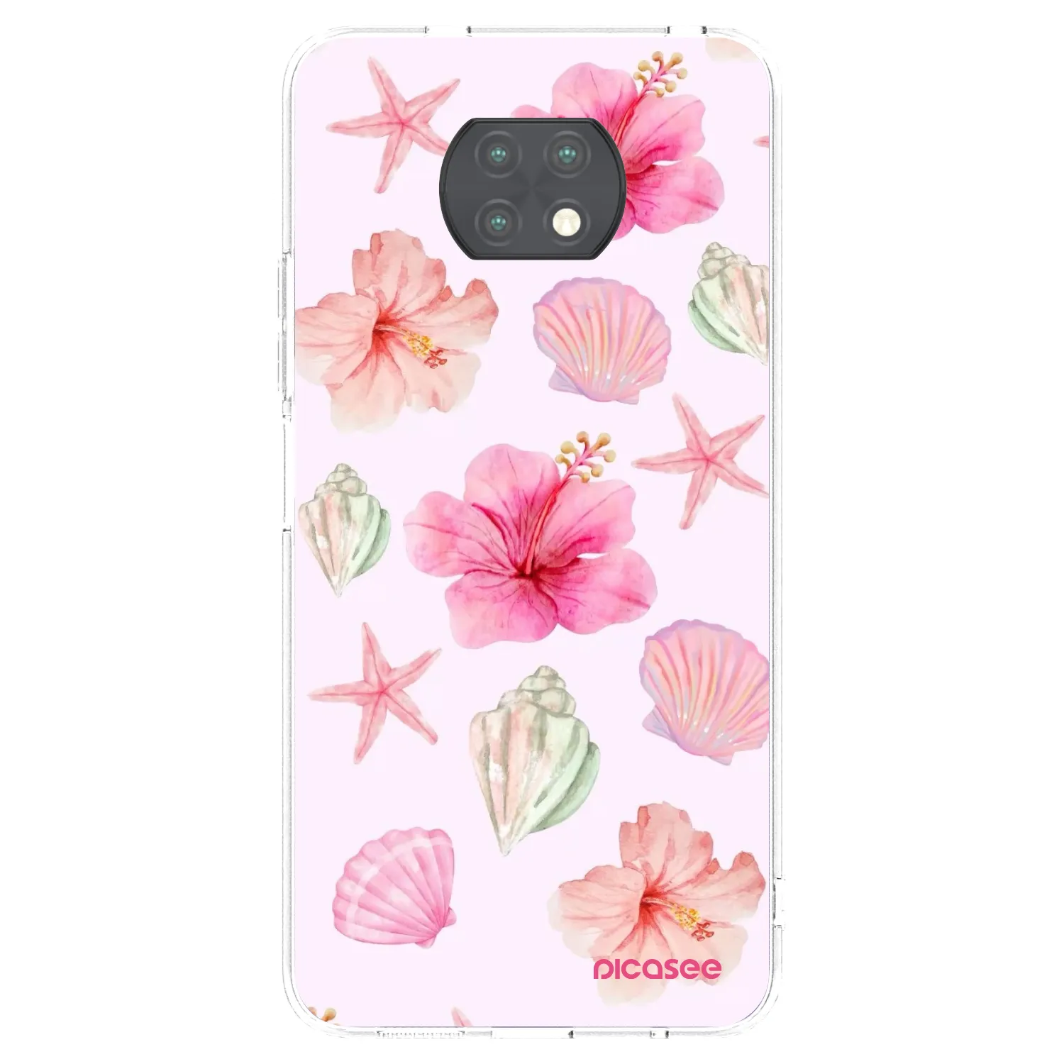 Picasee husă transparentă din silicon pentru Xiaomi Redmi Note 9T - Blush Lagoon