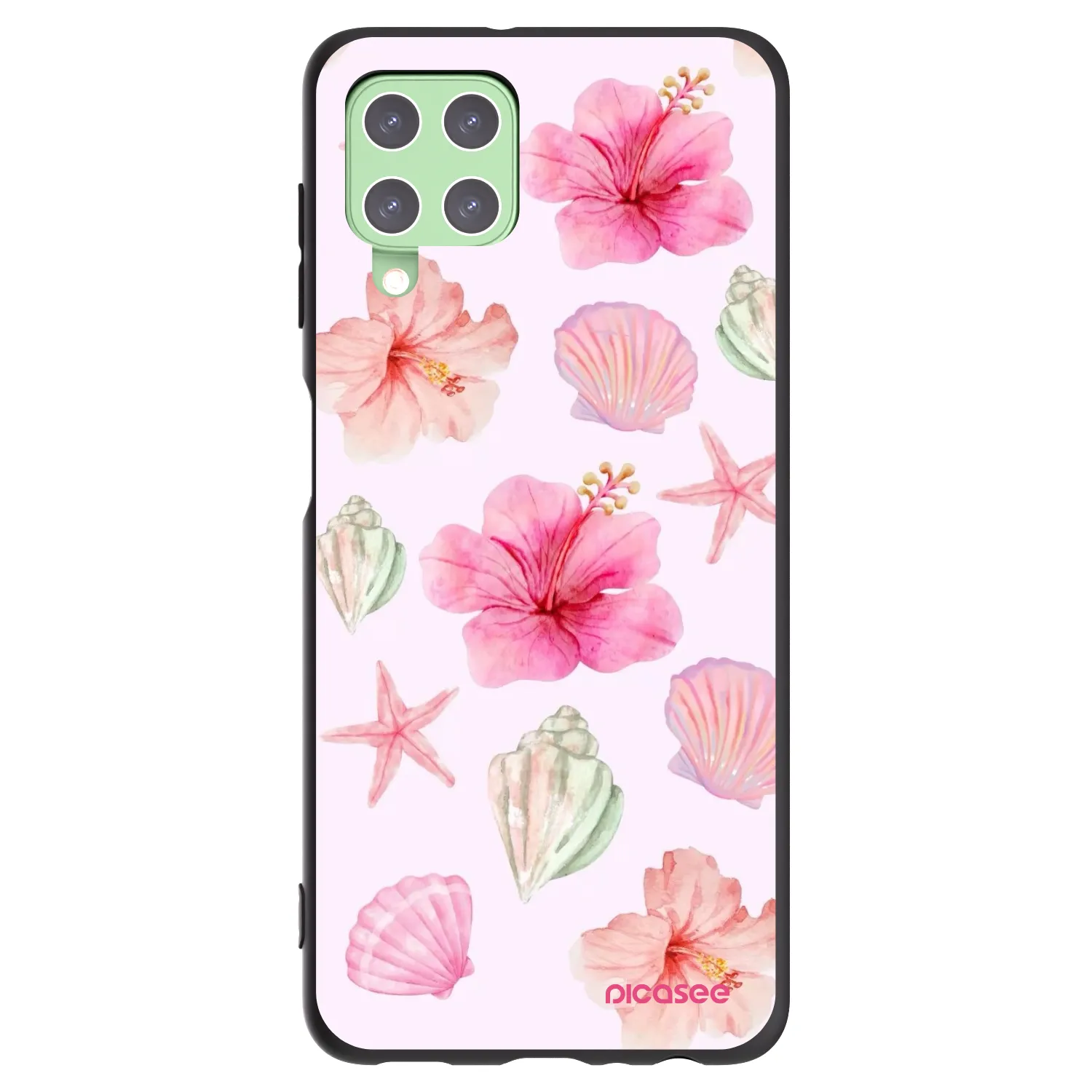 Picasee husă neagră din silicon pentru Samsung Galaxy A22 A225F 4G - Blush Lagoon