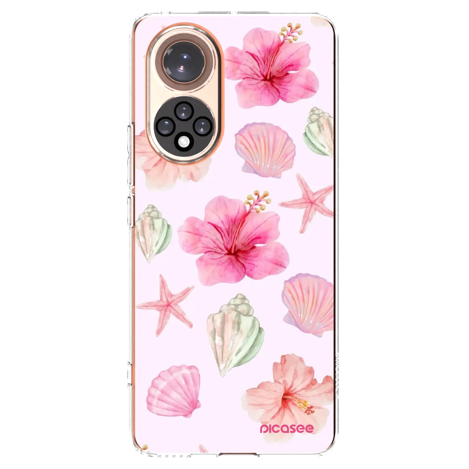 Picasee husă transparentă din silicon pentru Honor 50 5G - Blush Lagoon