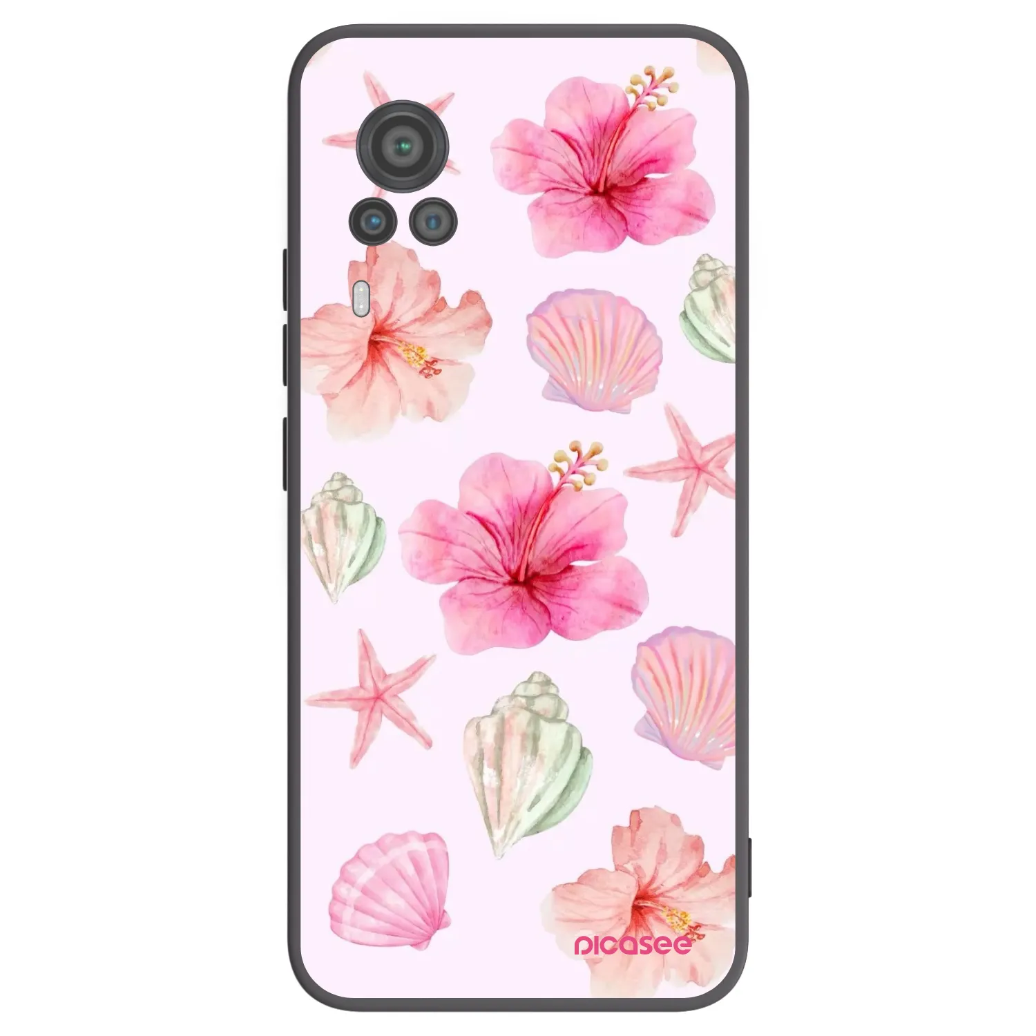 Picasee husă neagră din silicon pentru Vivo X60 Pro 5G - Blush Lagoon