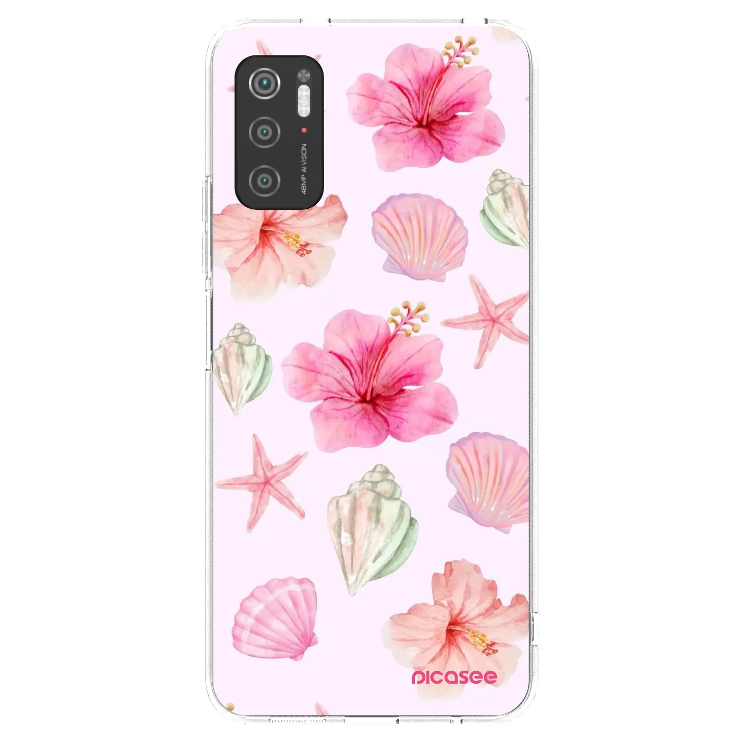 Picasee husă transparentă din silicon pentru Xiaomi Poco M3 Pro 5G - Blush Lagoon