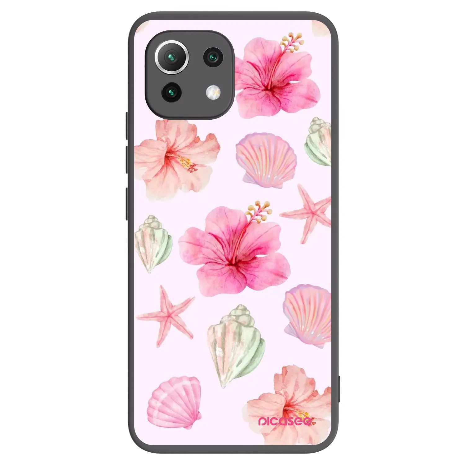 Picasee husă neagră din silicon pentru Xiaomi 11 Lite 5G NE - Blush Lagoon