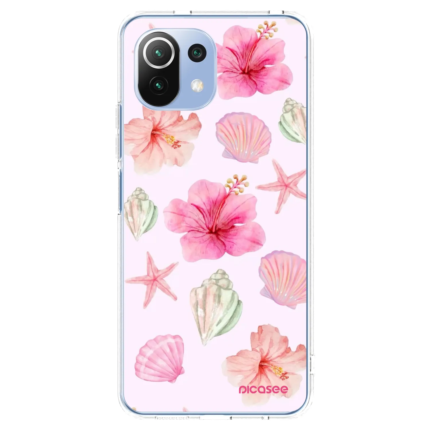 Picasee husă transparentă din silicon pentru Xiaomi 11 Lite 5G NE - Blush Lagoon