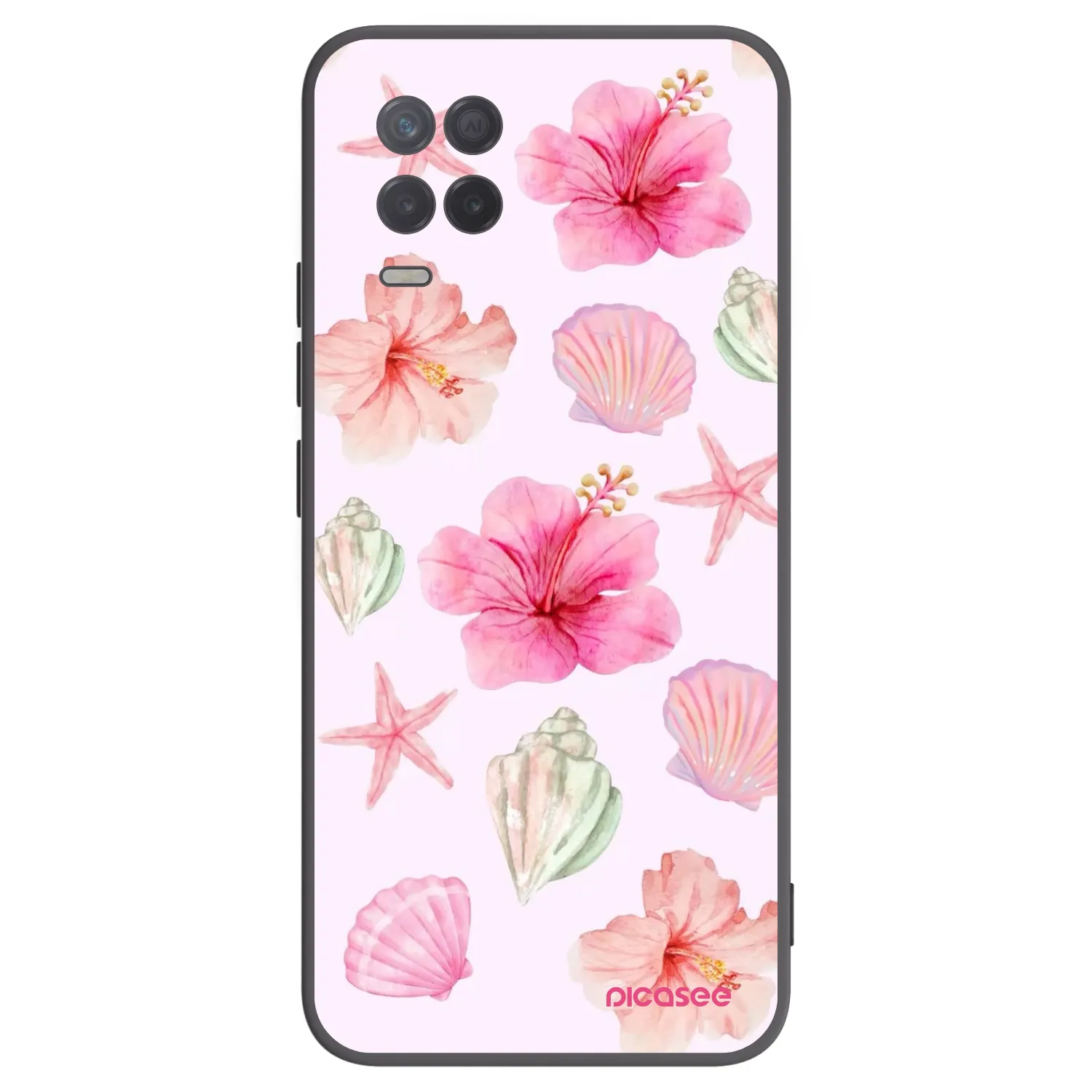 Picasee husă neagră din silicon pentru Realme 8 5G - Blush Lagoon