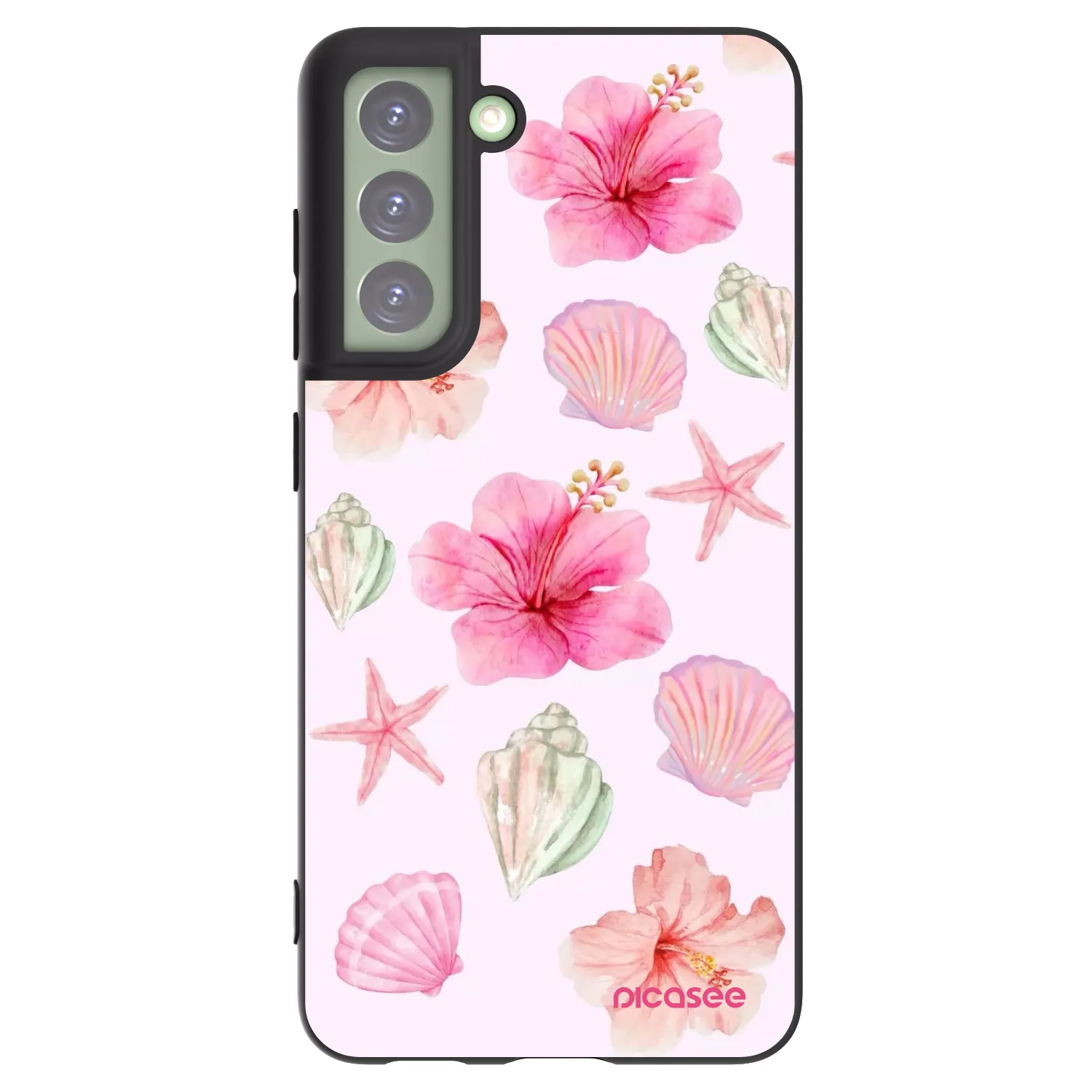 Picasee husă neagră din silicon pentru Samsung Galaxy S21 FE 5G - Blush Lagoon