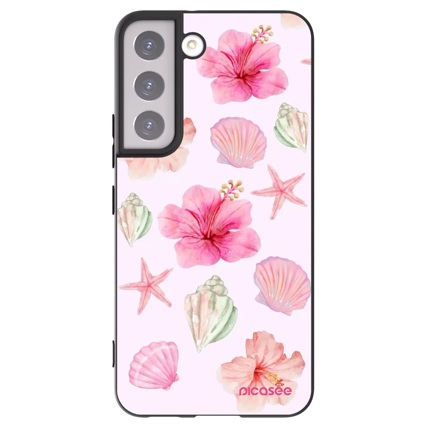 Picasee husă neagră din silicon pentru Samsung Galaxy S22 5G - Blush Lagoon